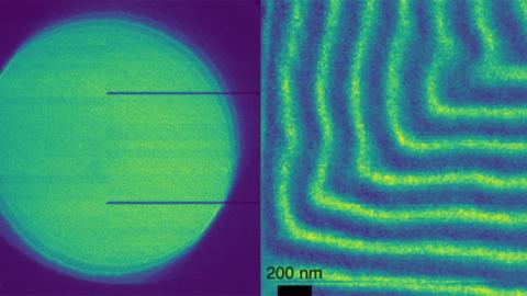 Transmission electron microscope image.