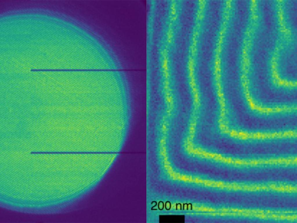 Transmission electron microscope image.