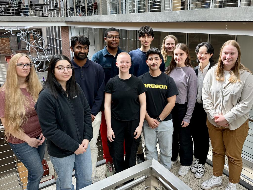The Hui Scholars cohort pose for a group photo. 