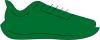 Green shoe icon.
