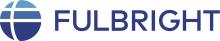 Fulbright Logo with blue circle and name of agency