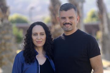 Headshot of Ernesto Martínez beside Adelina Anthony. 