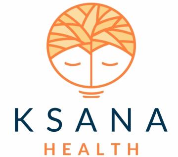 Ksana Health logo, which depicts a circle with artistic lines inside it.